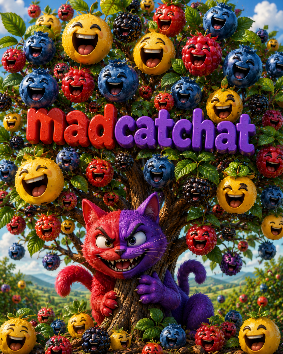 madcatchat and all his favorite LOL berries yummy delicious jolly lol berries