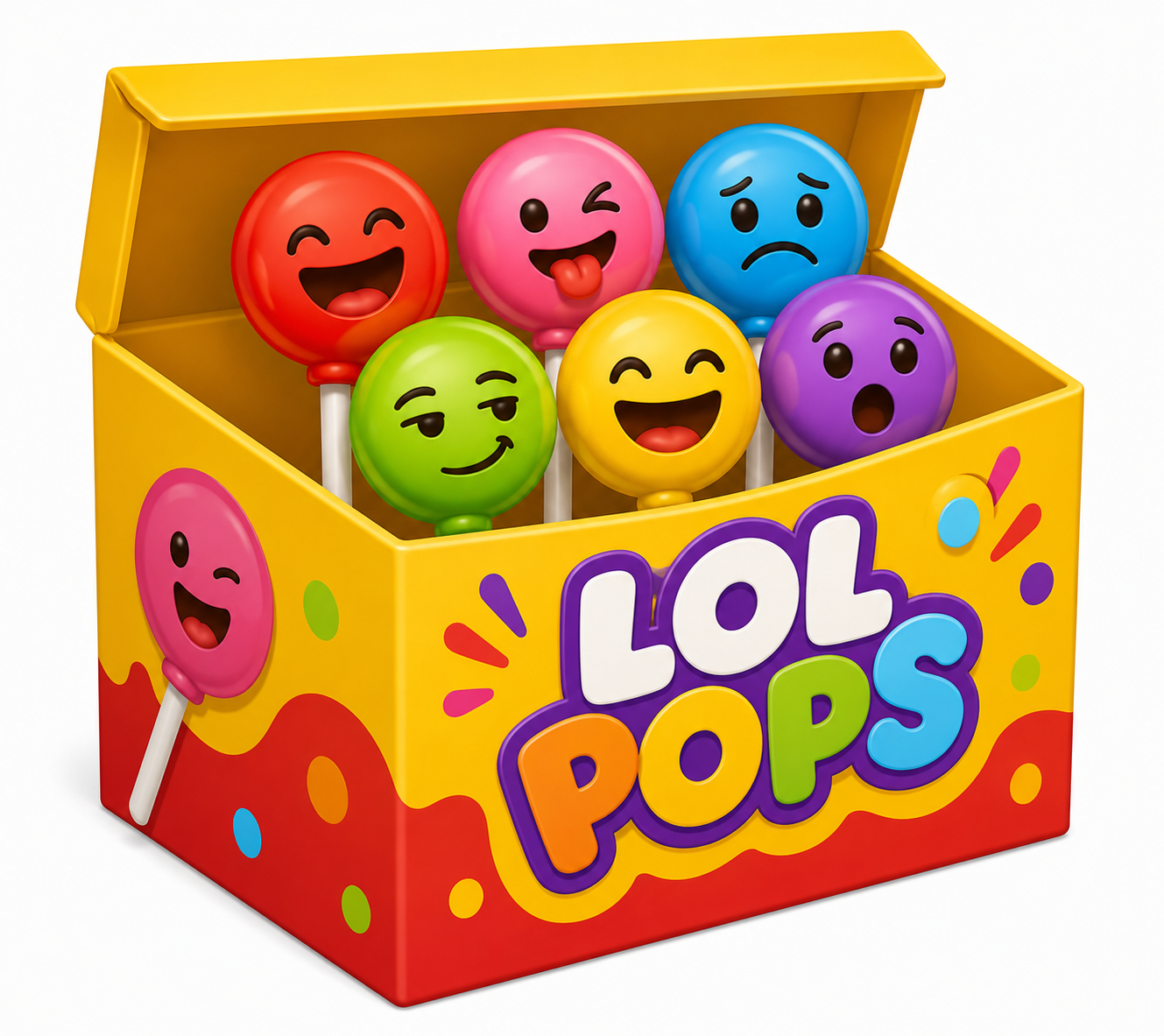 Suck it up with our new lol pops today 😅